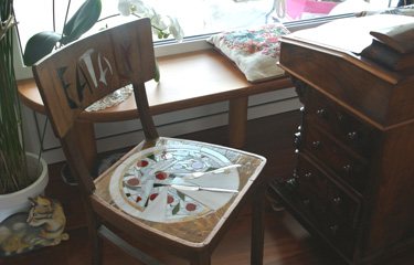 sedia eataly  con seduta