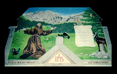 decorazione facciata chiesetta