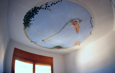 affresco su soffitto