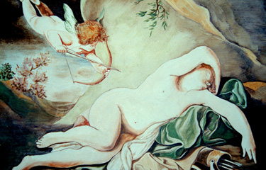 affresco Eros e Venere
