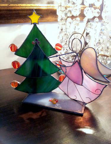 angioletto con albero