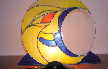 luna lampada tiffany